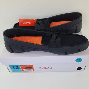 New SWIMS Black Loafer Slip On Shoes (12 US)
